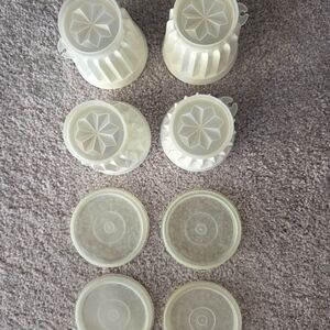 Tupperware Mini Jello Molds Set
